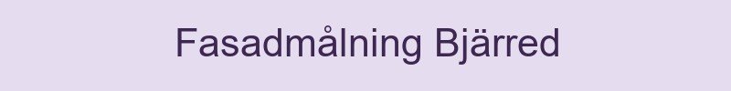 Fasadmålning Bjärred - lokala målare