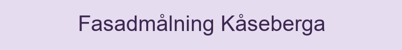 Fasadmålning Kåseberga - lokala målare