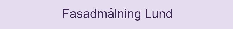 Fasadmålning Lund - lokala målare