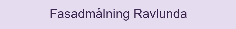 Fasadmålning Ravlunda - lokala målare