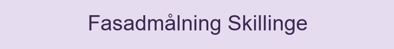 Fasadmålning Skillinge - lokala målare