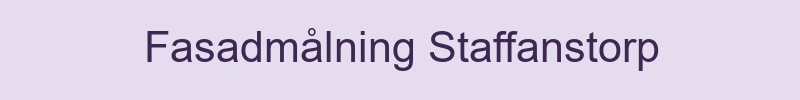 Fasadmålning Staffanstorp - lokala målare