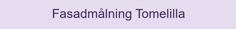 Fasadmålning Tomelilla - lokala målare