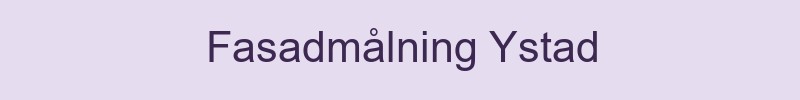 Fasadmålning Ystad - lokala målare